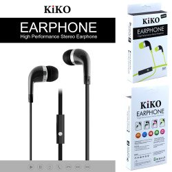 KIKO 881 Stereo Earphone Headset with Mic (881 Black)